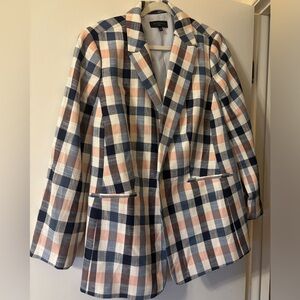 Talbots Plaid Blazer  (16W)